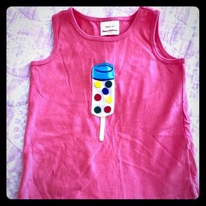 ☀️SALE☀️Hanna Andersson Girl’s 110/US SIZE 5 Pink Tank 🍡EUC!